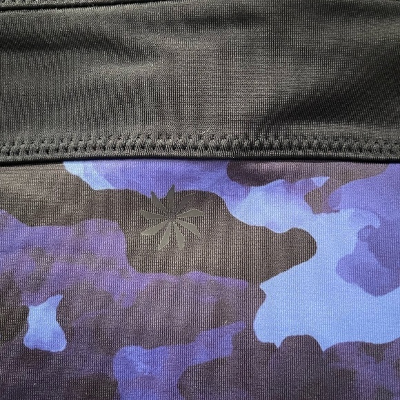 NWT Athleta Blue Black Freestyle Camo Bikini Bottom Size L - Picture 9 of 10